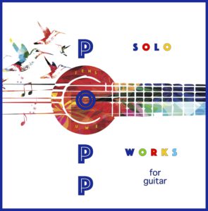 Digitalcover mit blauem rand